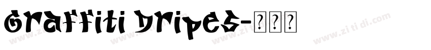 Graffiti Dripes字体转换